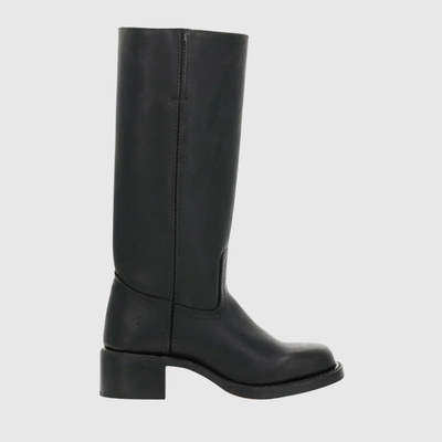 LERELIA | LEATHER KNEE-HIGH BOOTS
