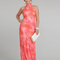 Coraline | Halter Neck Printed Pattern Maxi Dress
