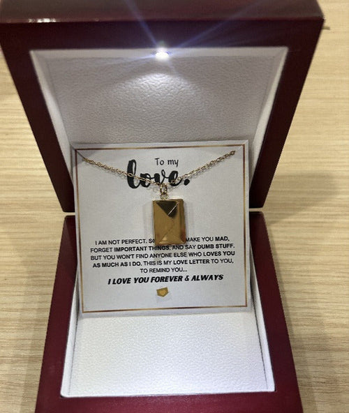 Necklace with a Love Letter – To My Sweetheart