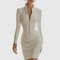 HARRIET | HOURGLASS LEATHER MINI DRESS