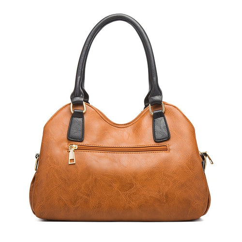 Zoe - Vintage 4-Piece Leather Bag Set
