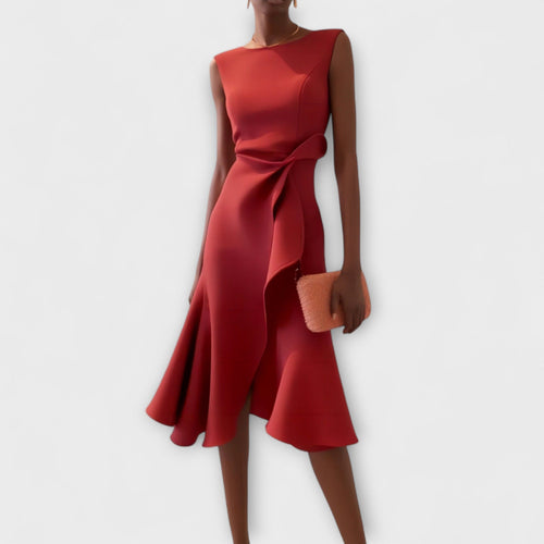 ARIANA | PLEATED MIDI DRESS