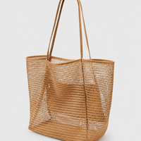 Boho Large Capacity Mesh Beach Tote Bag