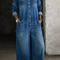 Sophia | Off Shoulder Denim Jumpsuit