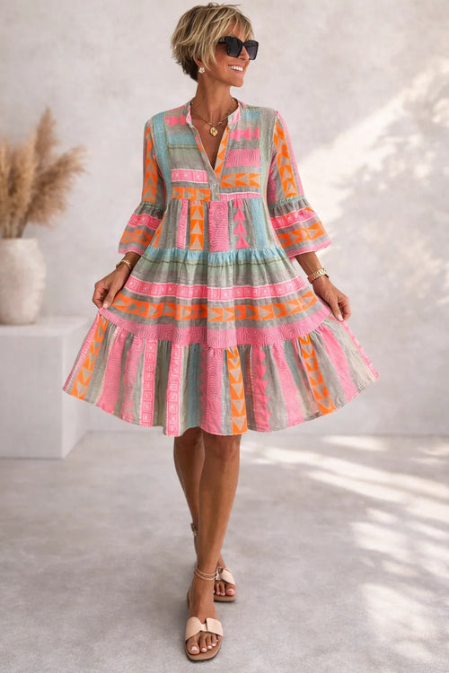 Aurabelle™ Timeless Vintage Grace Midi Dress