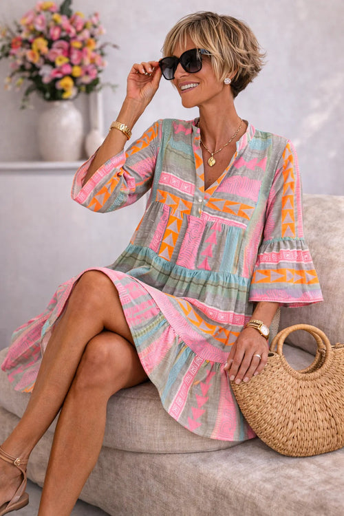 Aurabelle™ Timeless Vintage Grace Midi Dress