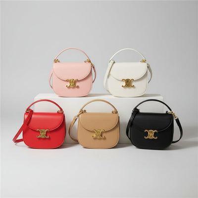 Mini Crossbody Bag with Gold-Tone
