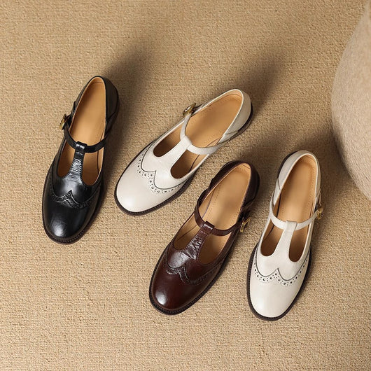 YSOLENNE | ELEGANT T-BAR MARY JANES