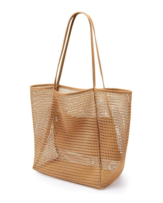 Boho Large Capacity Mesh Beach Tote Bag