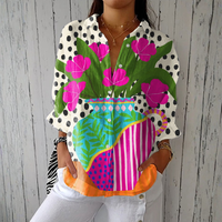 Odette | Floral Vase Print Blouse