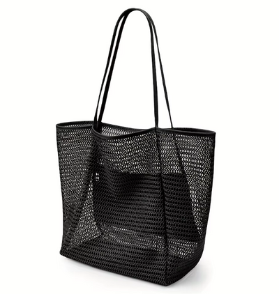 Boho Large Capacity Mesh Beach Tote Bag