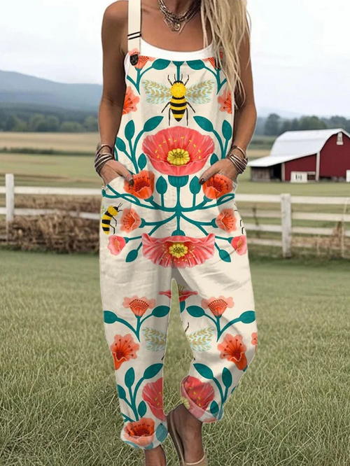 Honey Bloom Dungarees