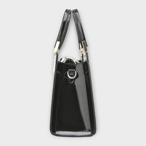 Maison Verdelle -  Shiny Crocodile Skin Pattern Handbag