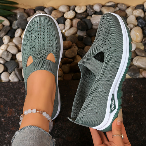 Isla™ Knit Comfort Slip-On – Breathe Easy, Walk All Day