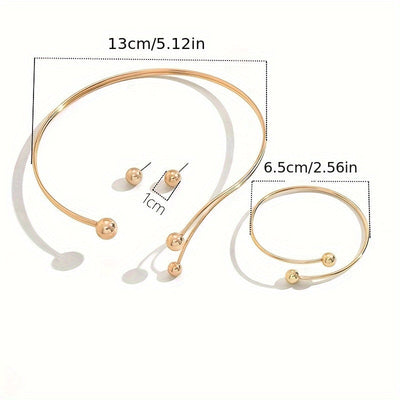 MODERN GEOMETRIC JEWELRY SET