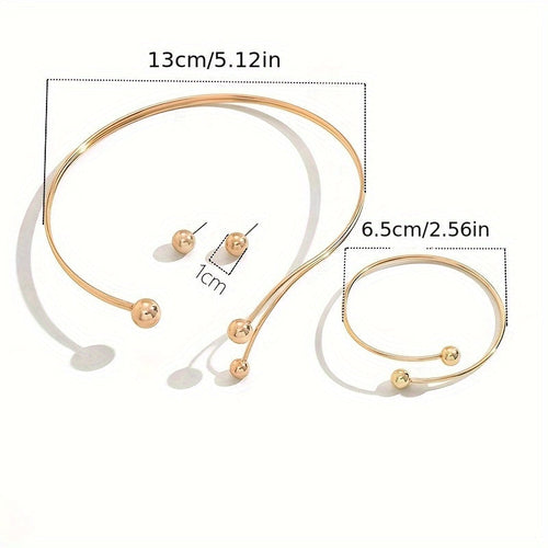 MODERN GEOMETRIC JEWELRY SET