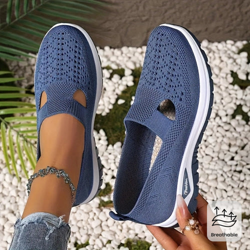 Isla™ Knit Comfort Slip-On – Breathe Easy, Walk All Day