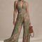 Rosie | Pleated Floral Chiffon Jumpsuit