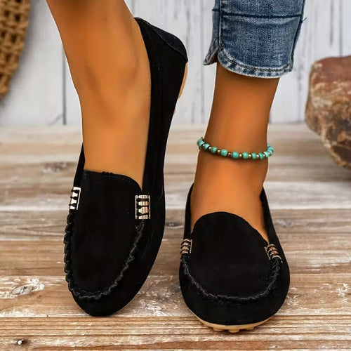 Stella™ | Metal Stitch Comfort Loafers