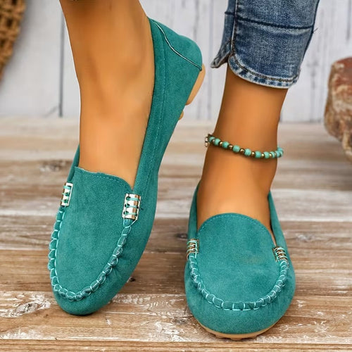 Stella™ | Metal Stitch Comfort Loafers