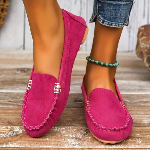 Stella™ | Metal Stitch Comfort Loafers