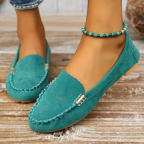 Stella™ | Metal Stitch Comfort Loafers