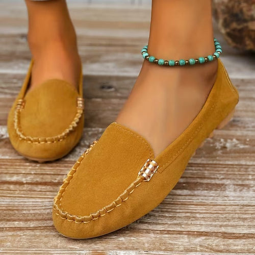Stella™ | Metal Stitch Comfort Loafers
