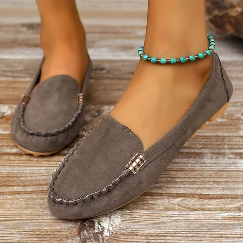 Stella™ | Metal Stitch Comfort Loafers