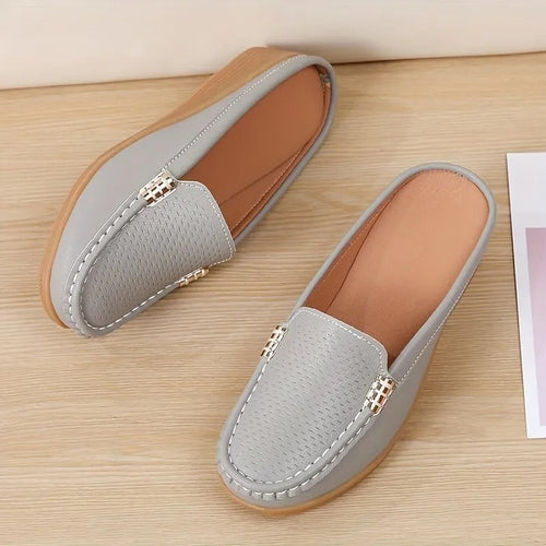 Sienna™ | Wedge Mule Comfort Loafers