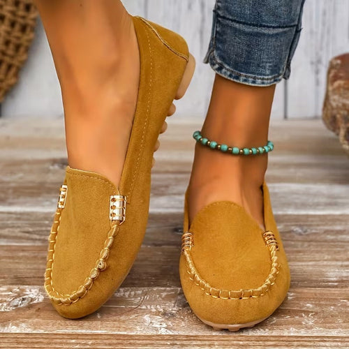 Stella™ | Metal Stitch Comfort Loafers