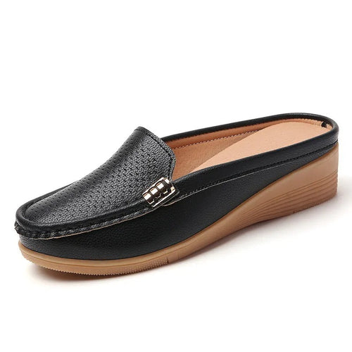 Sienna™ | Wedge Mule Comfort Loafers