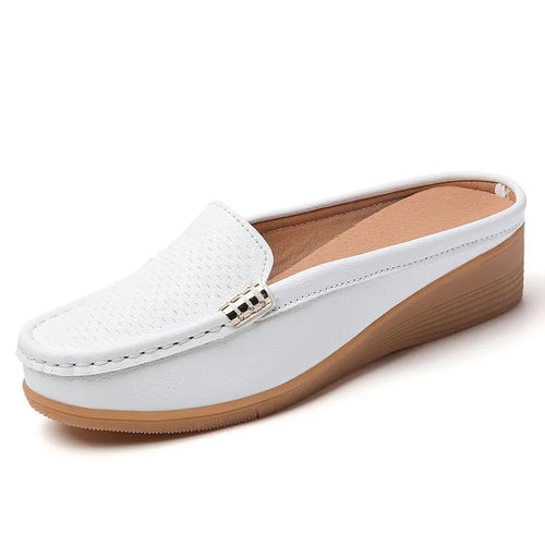 Sienna™ | Wedge Mule Comfort Loafers