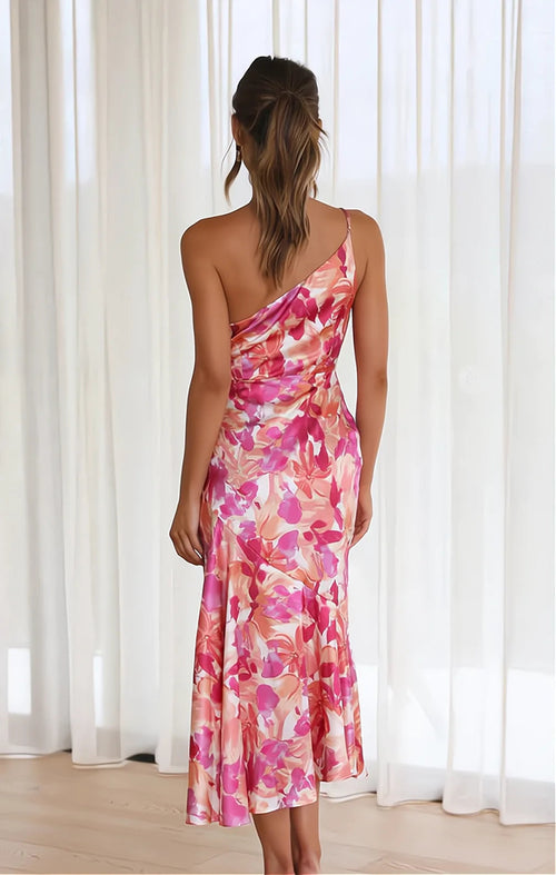 VIOLET | FLORAL SATIN GOWN