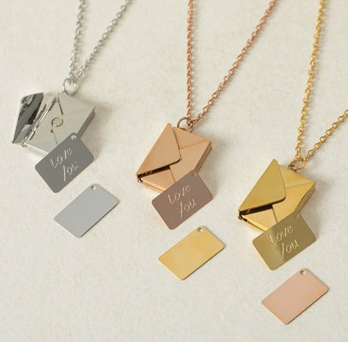 Necklace with a Love Letter – To My Sweetheart