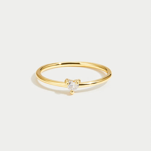 Leonie – Simple Gold Ring with Smooth Surface